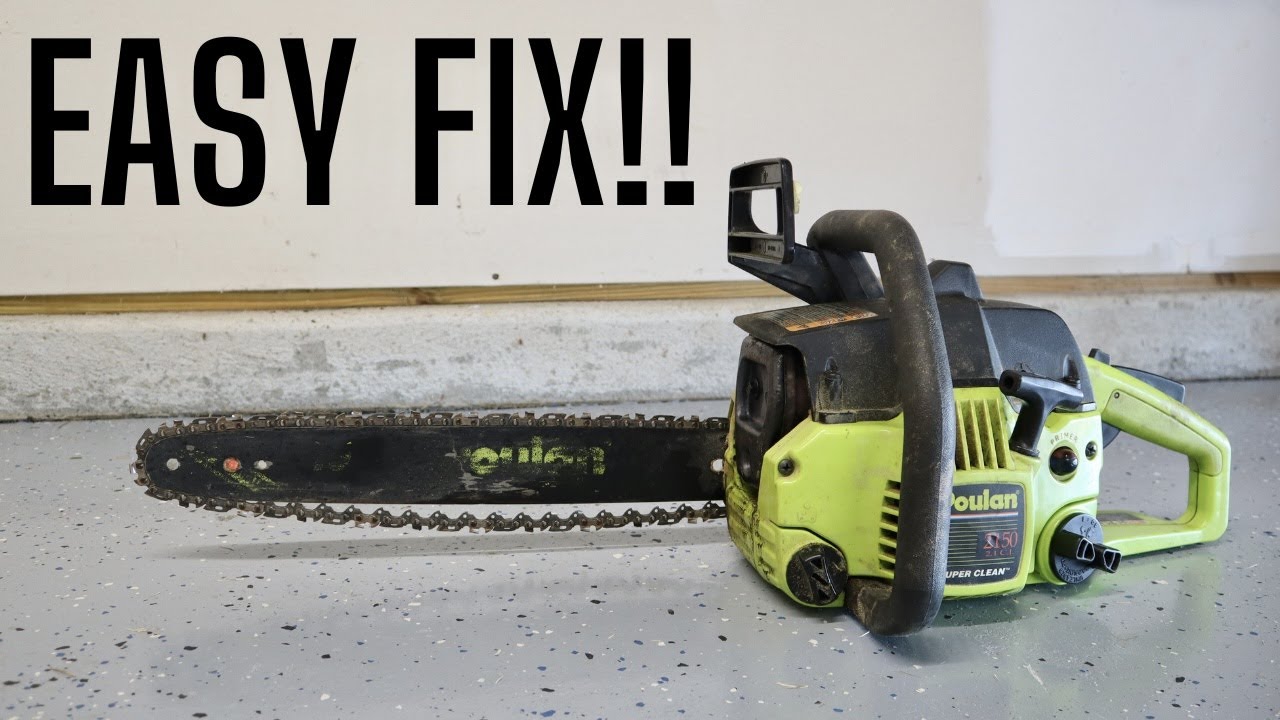 How To: Replace Fuel Filter, Primer Bulb, Fuel Line & Spark Plug on Poulan Chainsaw