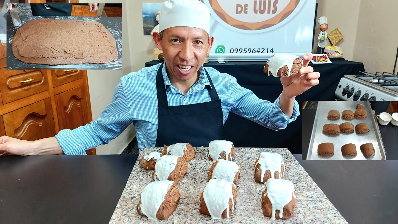 Pan de Chocolate Ecuatoriano con Masa de Chocolate a mi estilo @Panadería y Pastelería con el toque de Luis #panecuador
