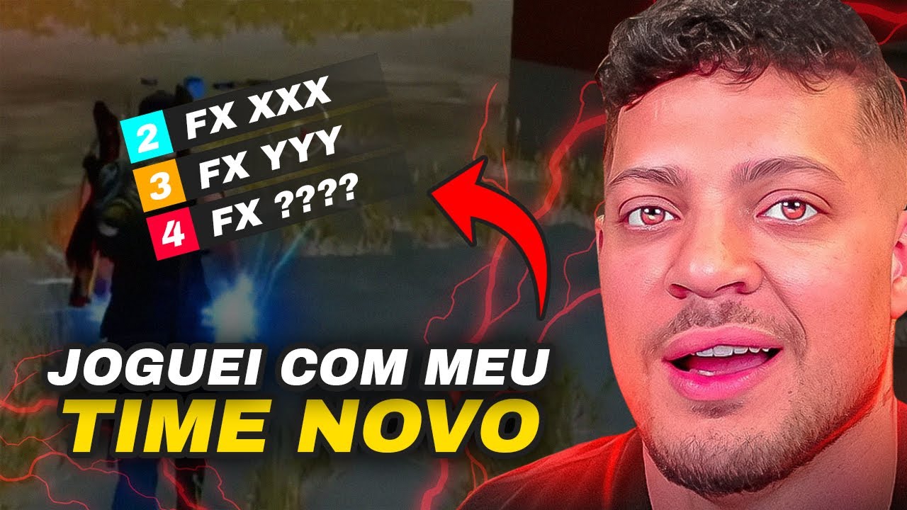 MINHA NOVA LINE DE FREEFIRE? - NOVO TIME DO CEROL!