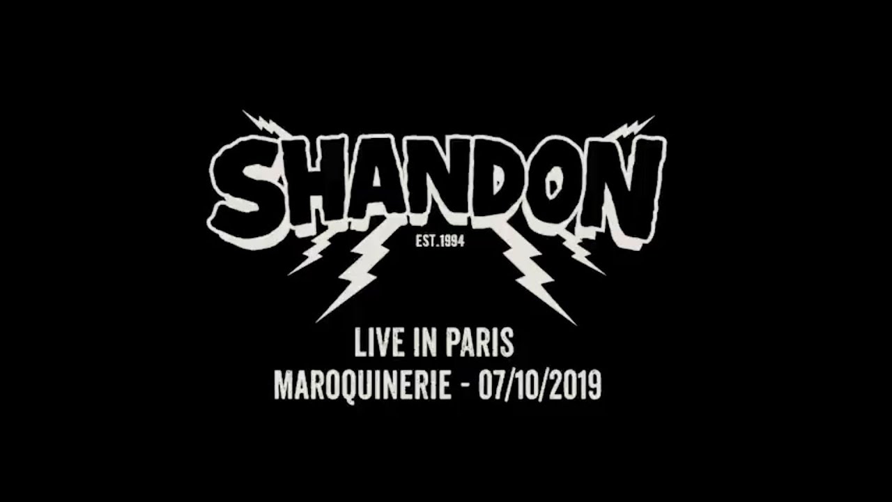 Shandon live in Paris - Maroquinerie - 07/10/ 2019