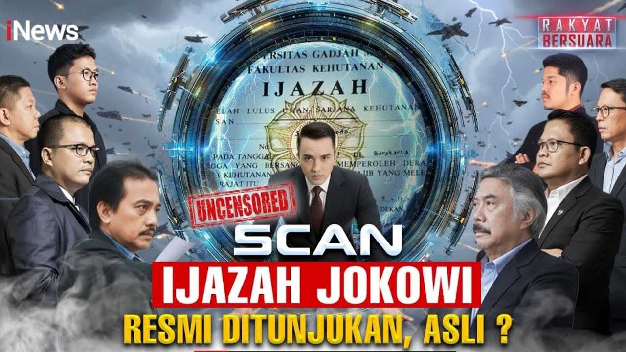 🔴RAKYAT BERSUARA | Roy Suryo dan Andi Azwan Ribut Persoalkan Scan Ijazah Jokowi