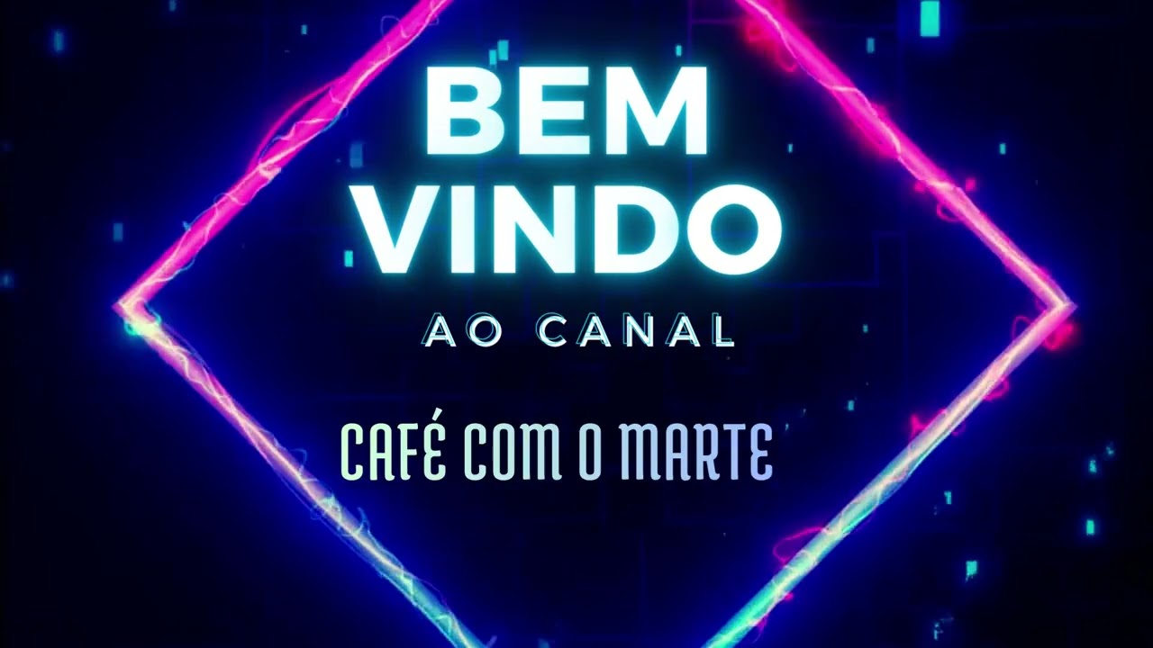 Letreiro animado bem vindo ao canal gamer colorido video