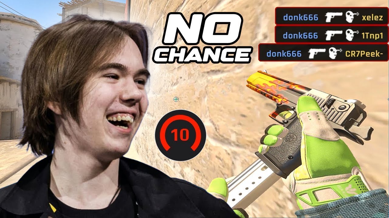 donk smurfing on 4k elo FACEIT lobby | POV and comms