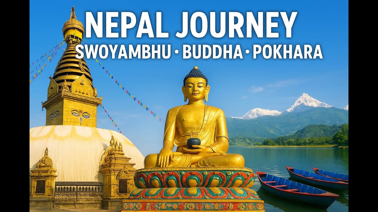 Exploring Swoyambhu, the Buddha Statue & My Journey to Pokhara