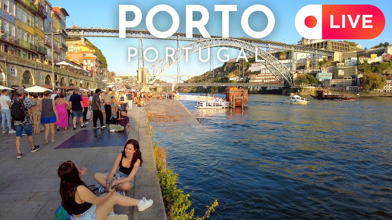 🔴 DIRETO PORTO Portugal LIVE Exploring Downtown & Riverside Porto, Portugal