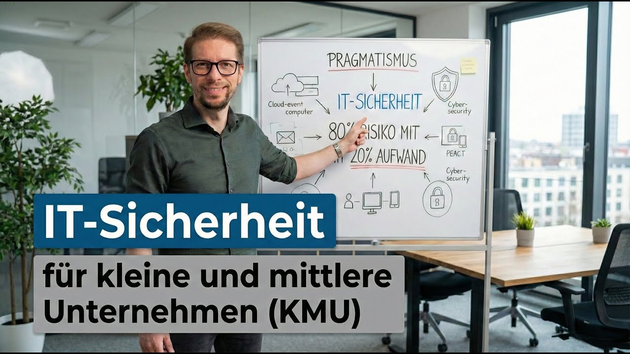 IT-Sicherheit f&uuml;r kleine und mittelgro&szlig;e Unternehmen (KMU) - Einfach erkl&auml;rt