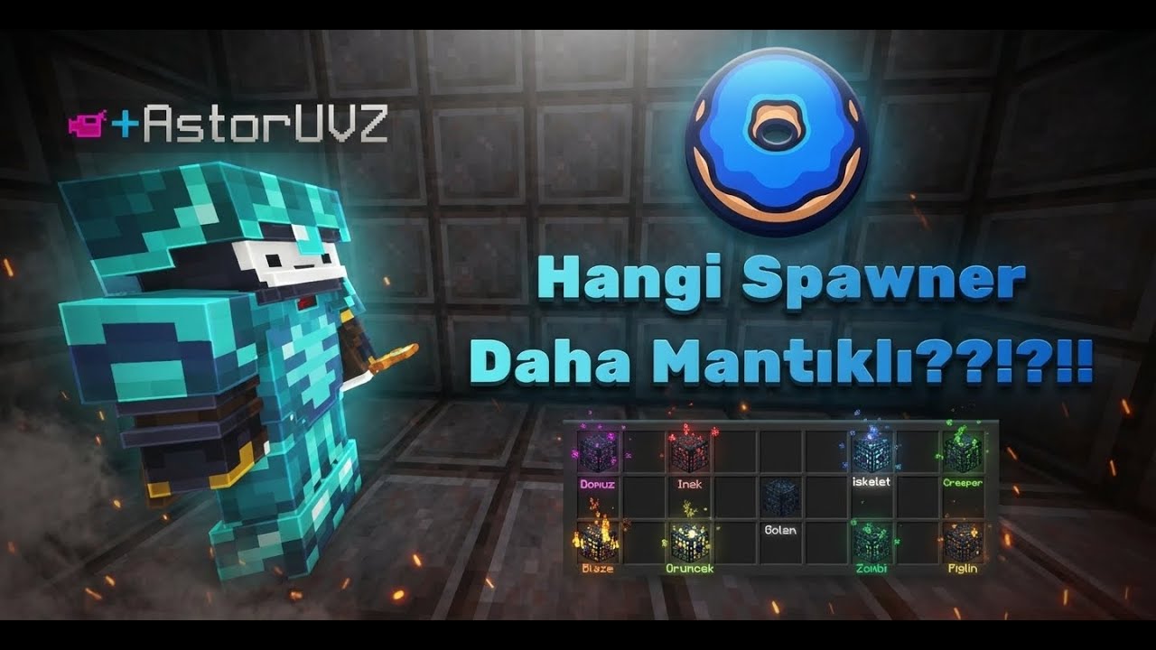 ZENGİN OLMANIN EN HIZLI YOLU! | DonutSMP Spawner Testi YAPTIK?