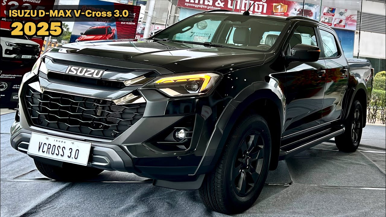 2025 ISUZU D-MAX V-Cross 3.0 Black Premium - Exterior and Interior with new performance