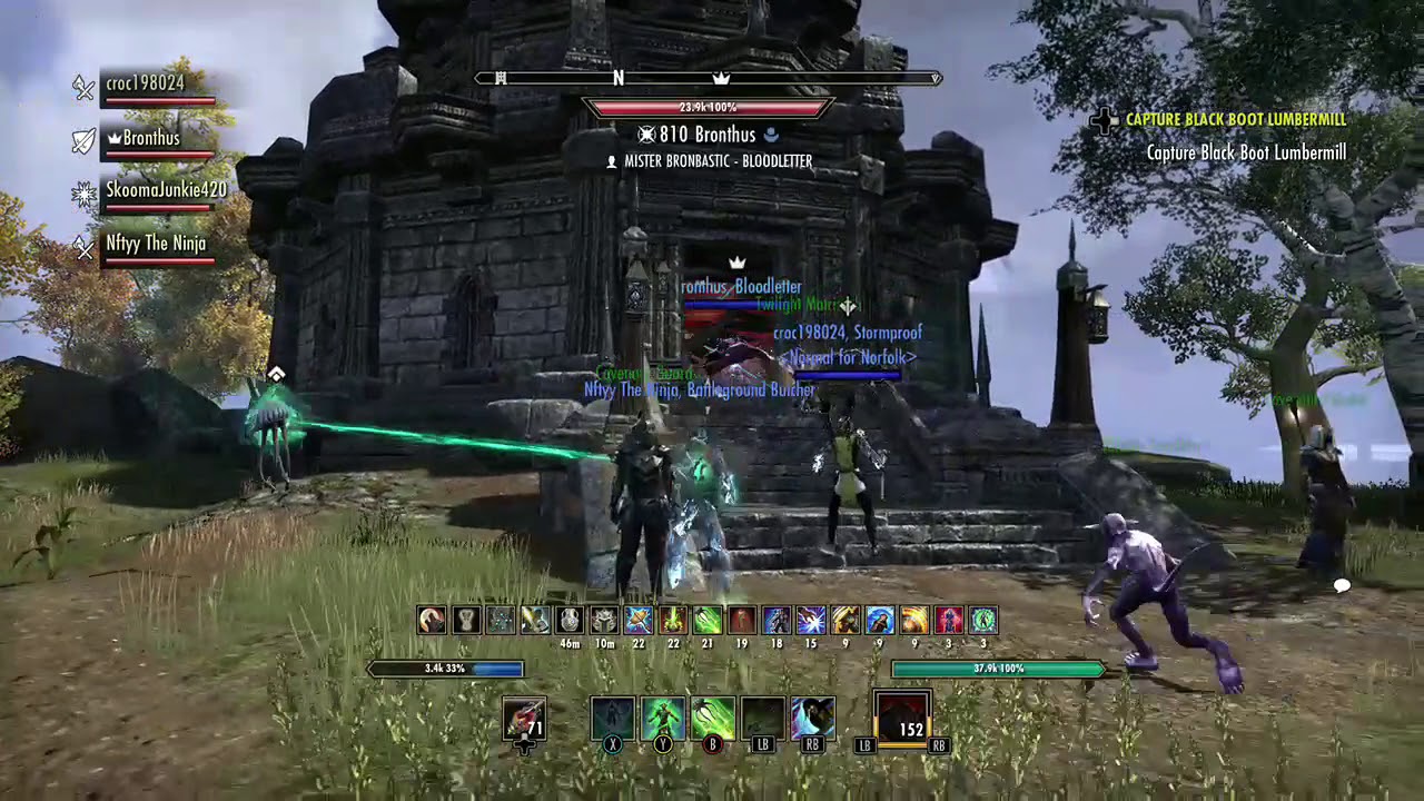 ESO PvP Stamina Warden Small Group Play