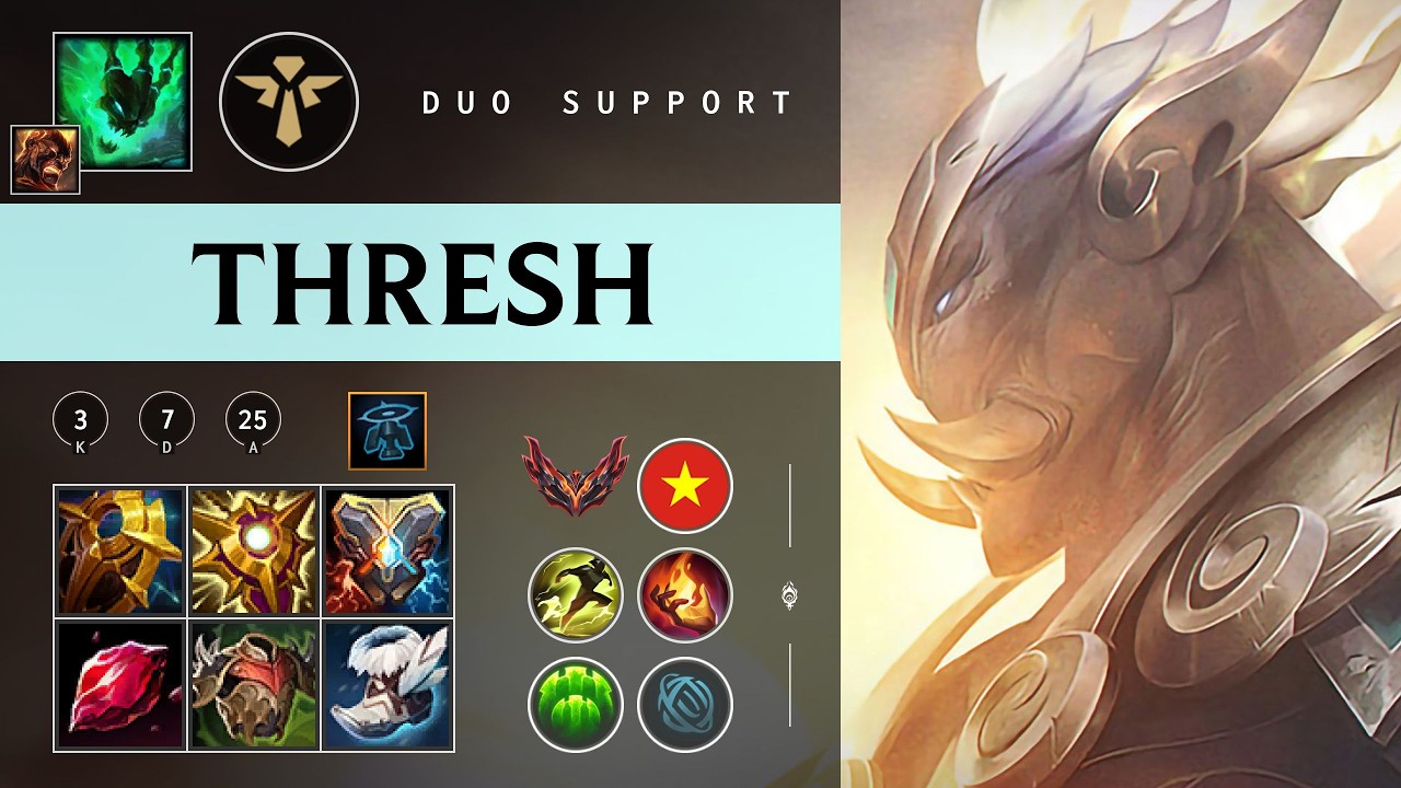 Thresh Support vs Zed - VN Grandmaster Patch 26.04