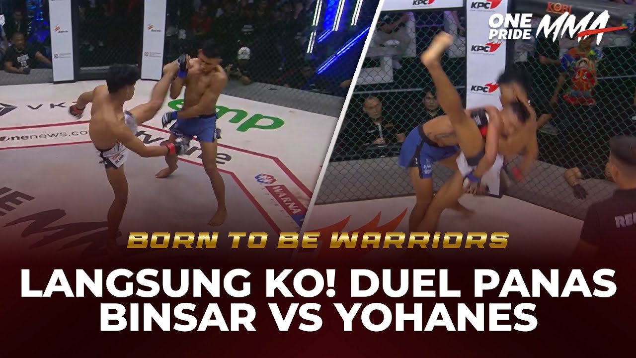 PUKULAN KERAS BERTUBI-TUBI‼️Binsar Sitompul vs Yohanes Amanutur | One Pride MMA