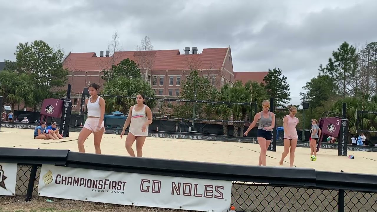 ABERNATHY/SCHROTH cat5 18u Semi Finals vs Hannah/Averie