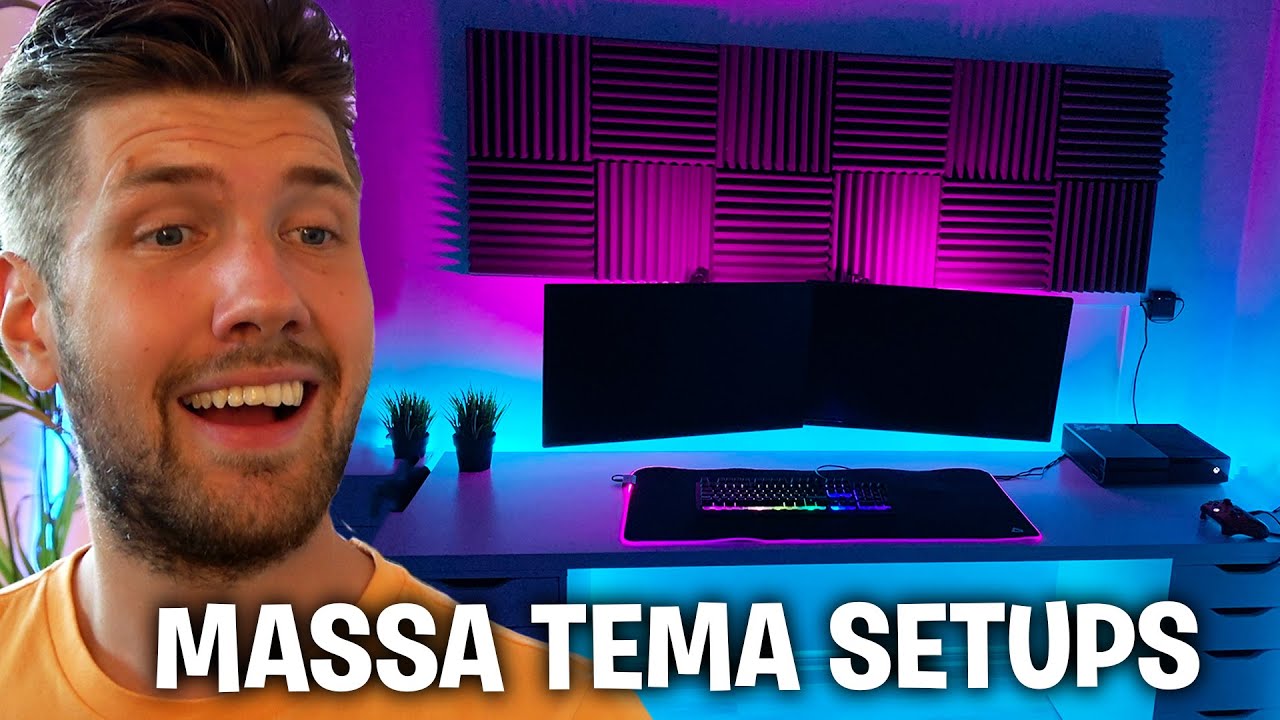 EN YOUTUBER INSPIRERAD SETUP?! *REAGERAR PÅ ERA SETUPS DEL 16*