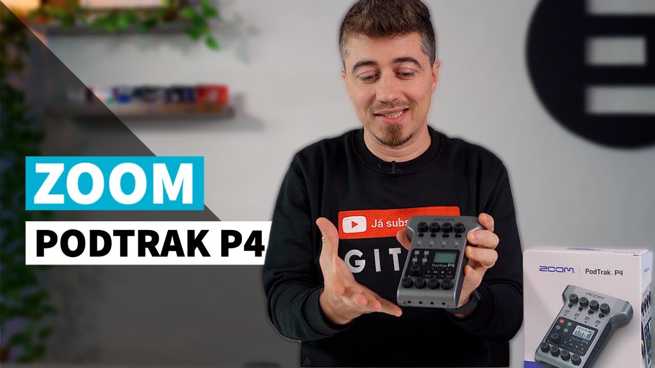 Resolução para 2023: fazer um PODCAST? Zoom PodTrak P4 | EGITANA.pt