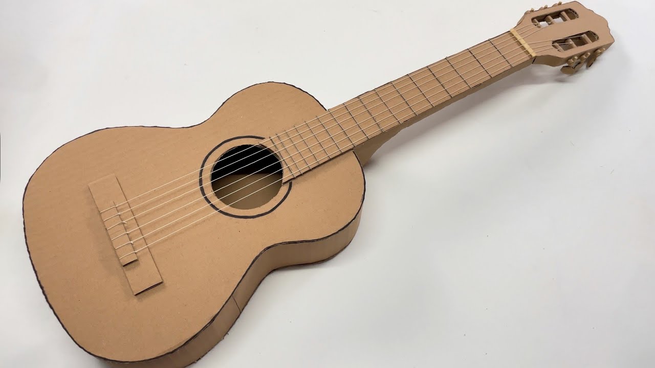 CÓMO HACER UNA GUITARRA DE CARTÓN
