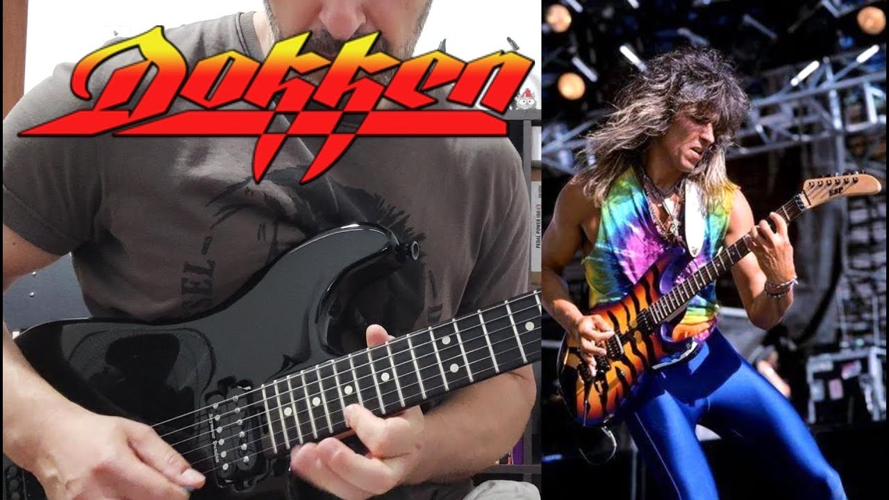 Dokken - How To Play Alone Again - George Lynch Guitar SOLO Lesson