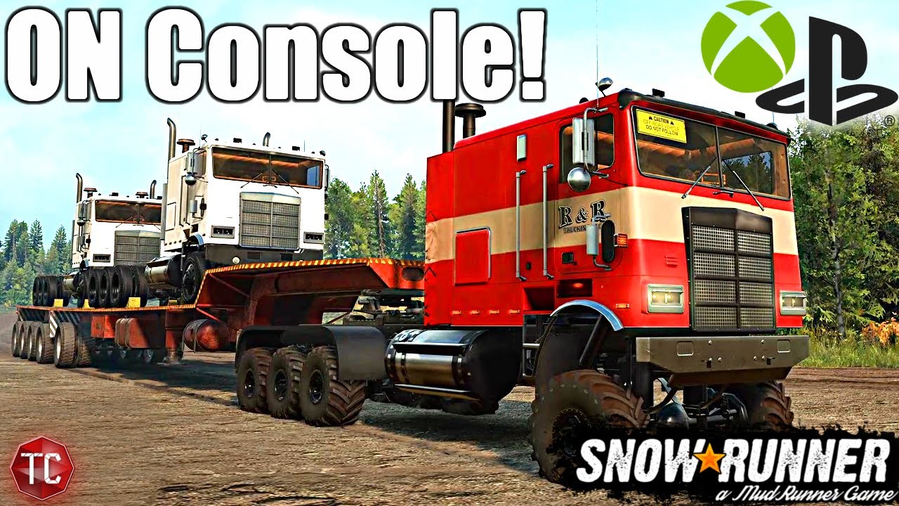 SnowRunner: The 8X8 CABOVER Is NOW ON CONSOLE! (Mud Stress Test)