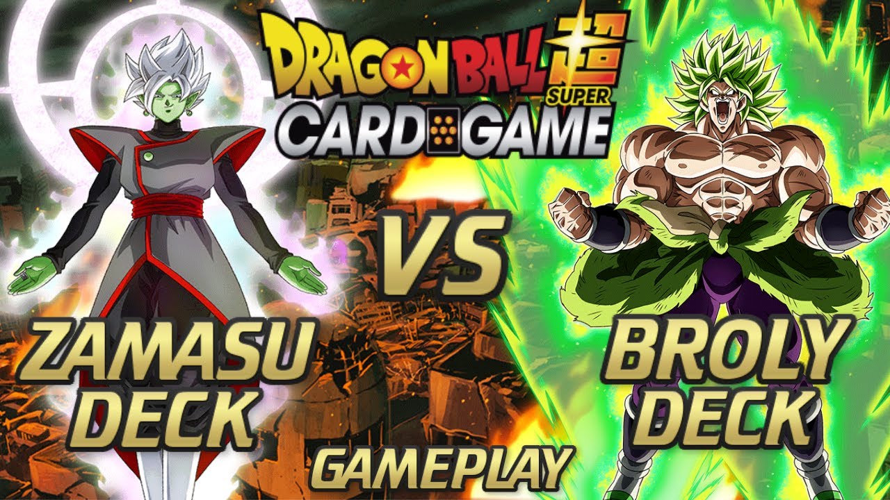BEST BROLY VS ZAMASU BATTLE! (DRAGON BALL SUPER CARD GAME)