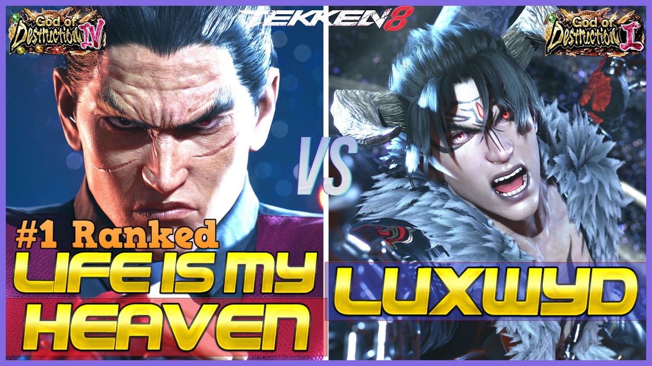 T8 ▰ LIFE IS MY HEAVEN (#1 Ranked Kazuya) Vs LUXWYD (Devil Jin) ▰ Tekken 8 High Level Gameplay