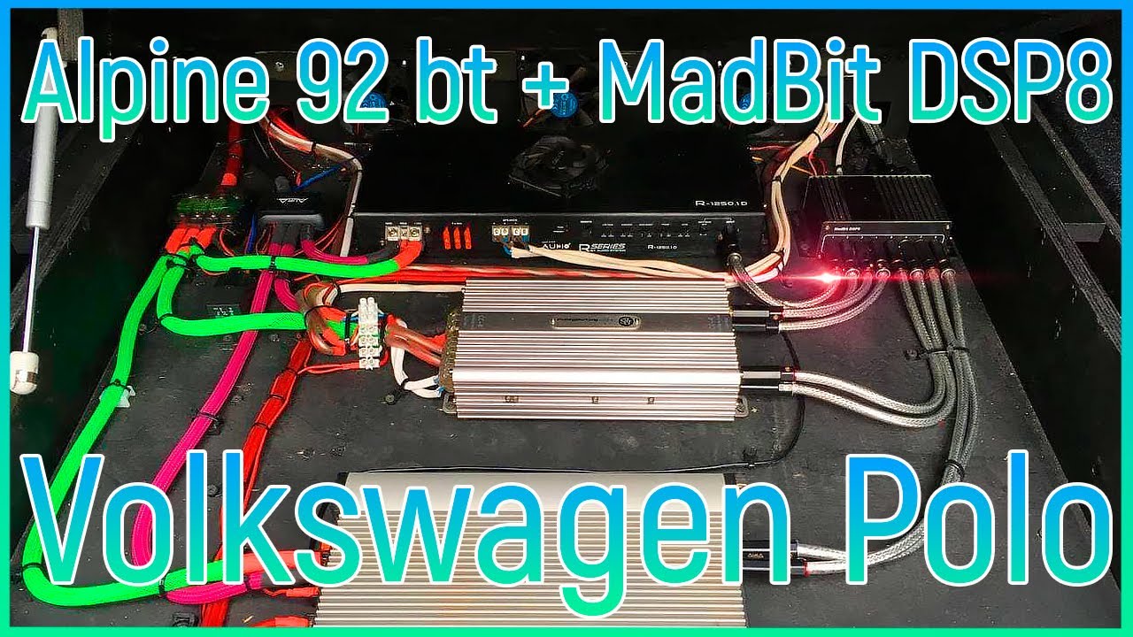 Два процессора в Volkswagen Polo, система на PHD Herz Alpine 92 Madbit DSP8