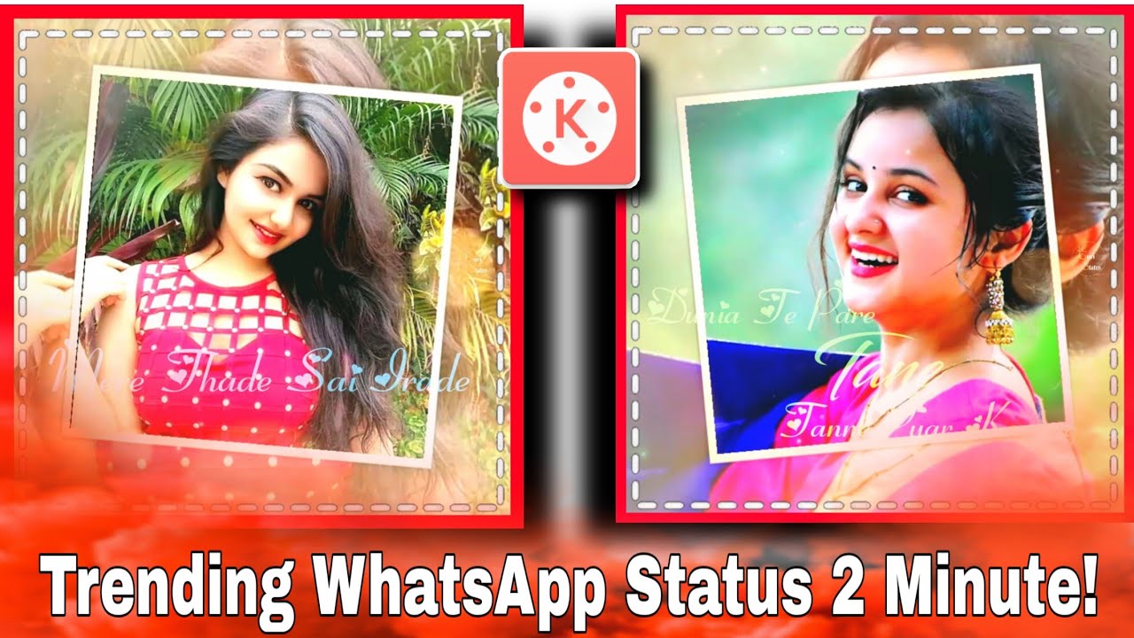 2020 New Trend Video Editing ||💓Love Status 💞| Romantic WhatsApp Status🔥|| Kinemaster | Vinit Sah