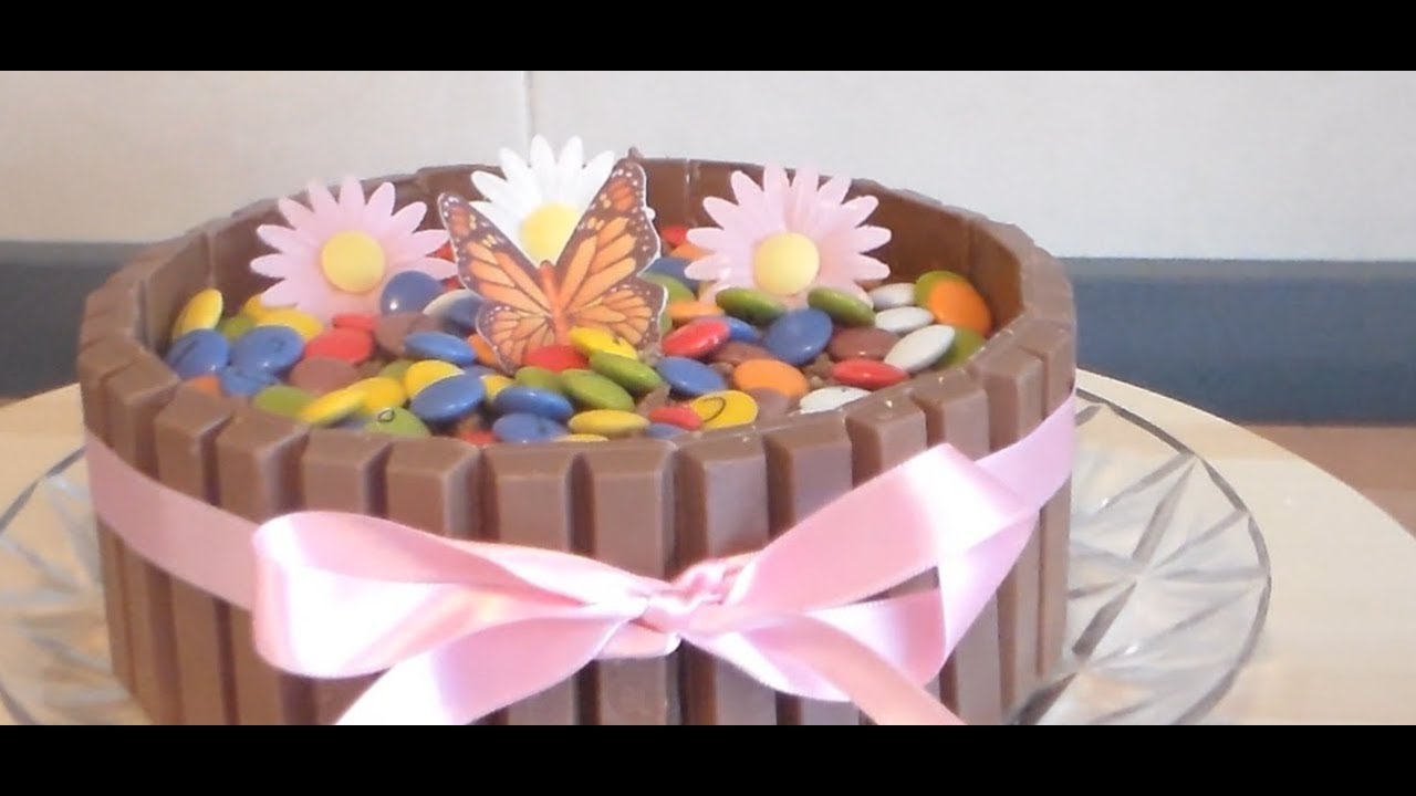 COMO HACER TARTA KIT- KAT SUPER FACIL