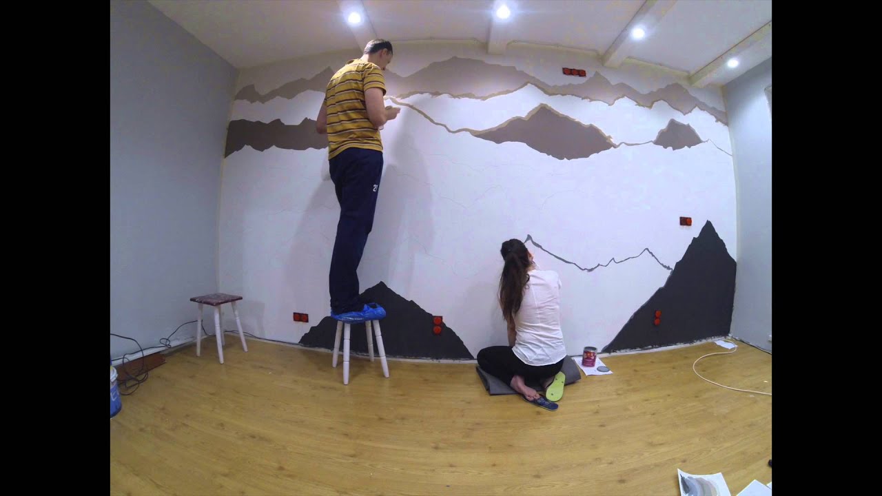 Mountain mural