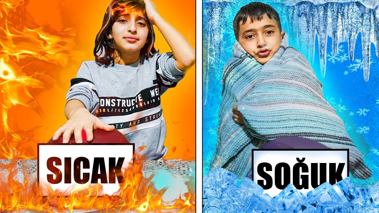 SICAK vs SOĞUK YEMEK YARIŞMASI  (Fenomen Ailesi)
