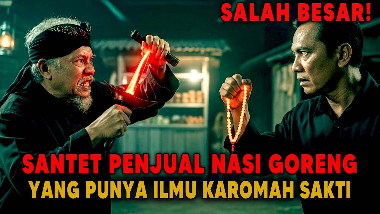 SALAH BESAR SANTET PENJUAL NASI GORENG! TERNYATA PUNYA ILMU KAROMAH SAKTI YANG BISA HANCURKAN DUKUN