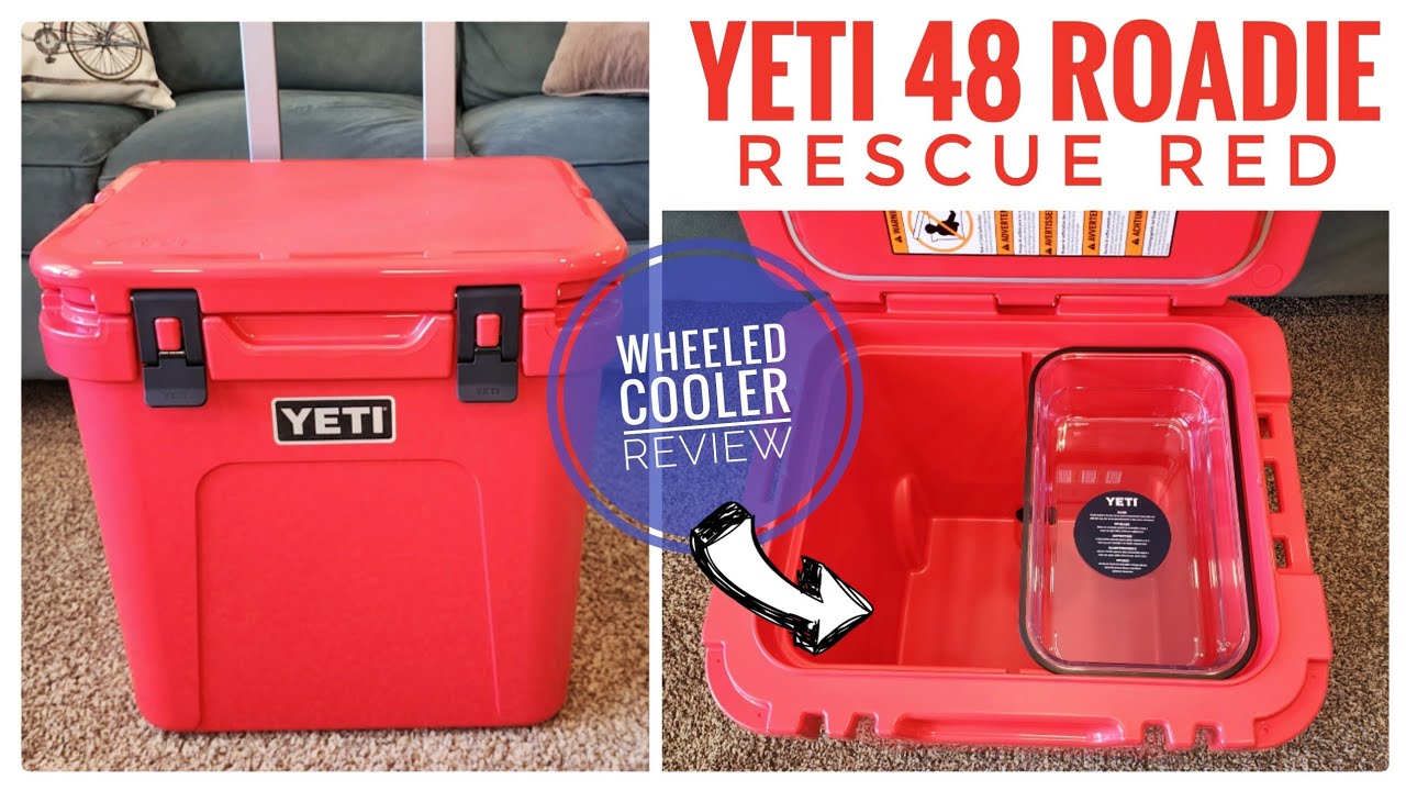 YETI Rescue Red Roadie 48 Wheeled Cooler Review