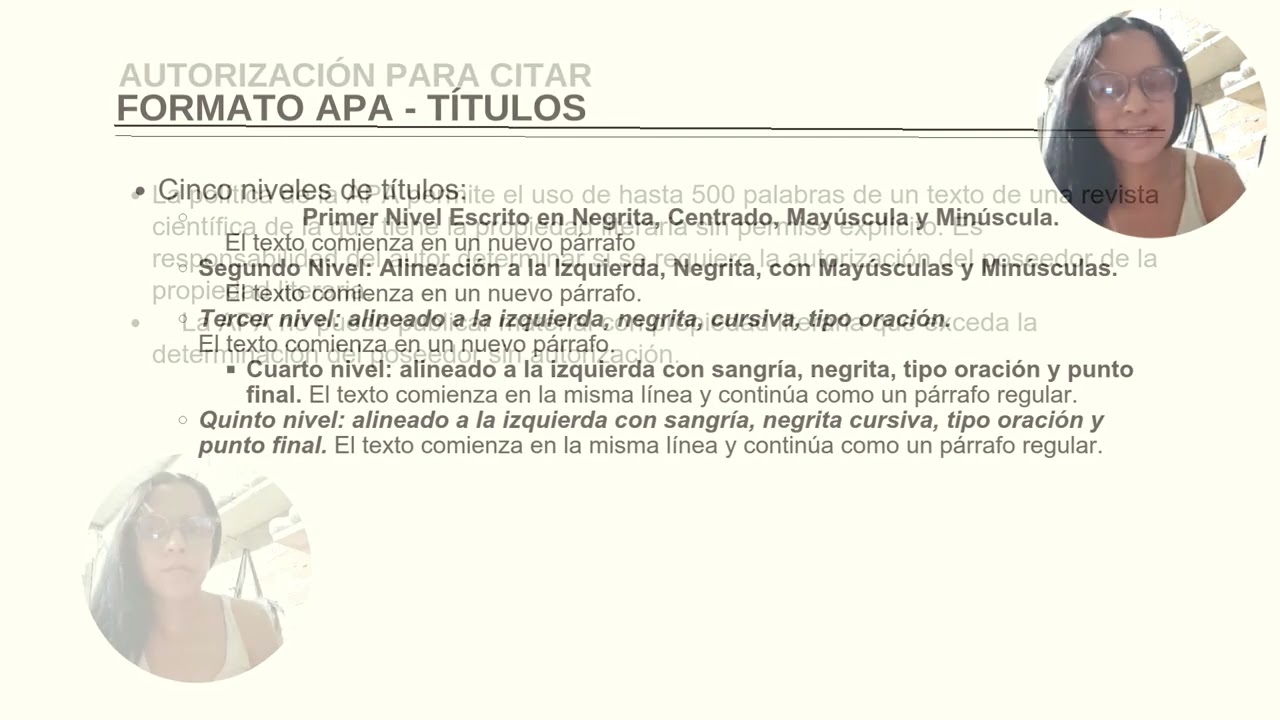 Video tutorial Normas APA