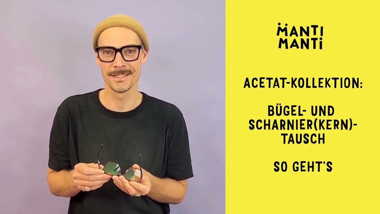 Acetat-Kollektion: Bügel- und Scharnier(kern)-Tausch