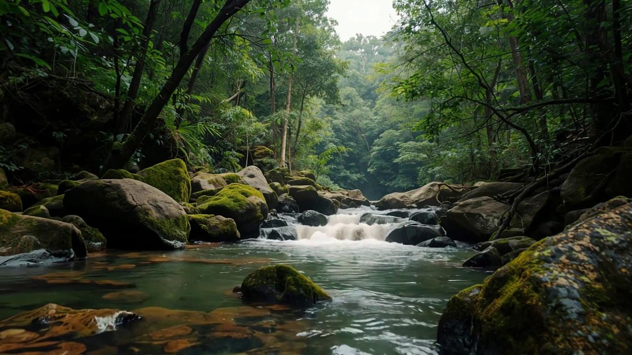 Relaxing Forest Stream Sounds 🌿 Peaceful Nature for Deep Sleep