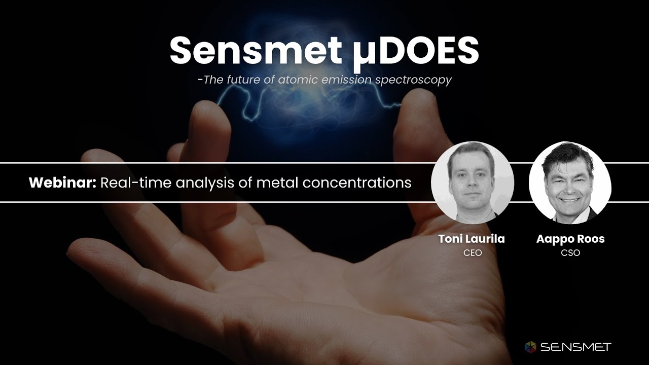 Sensmet Webinar: Real-time analysis of metal concentrations (28.11.2024)