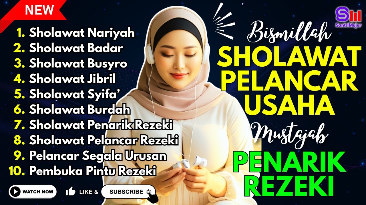 SHOLAWAT TERBARU 2026 | SHOLAWAT NABI PENARIK REJEKI | Sholawat Nariyah, Sholawat Busyro, Jibril