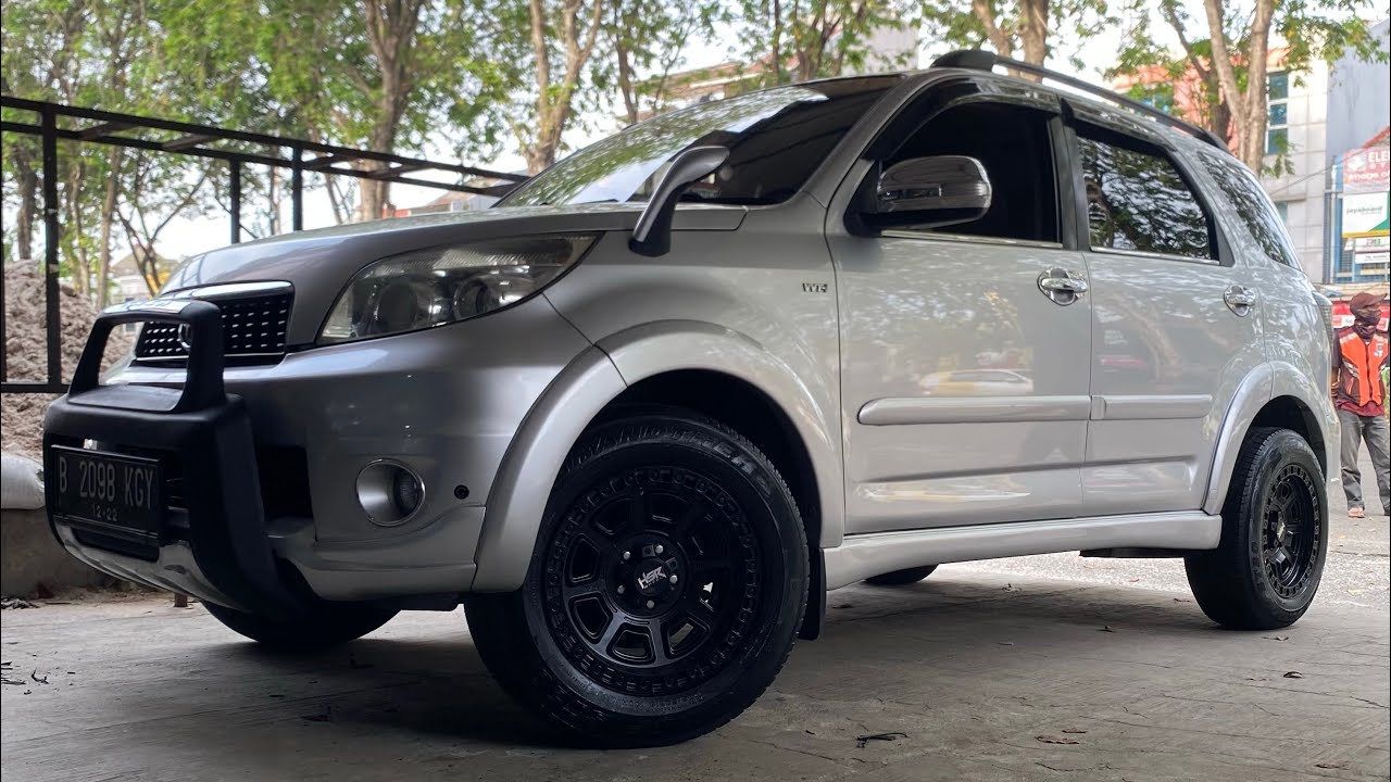 Modifikasi Toyota RUSH Ganti Velg HSR Ring 16 Type XTS02 Terbaru | Rush Modifikasi Semi Offroad