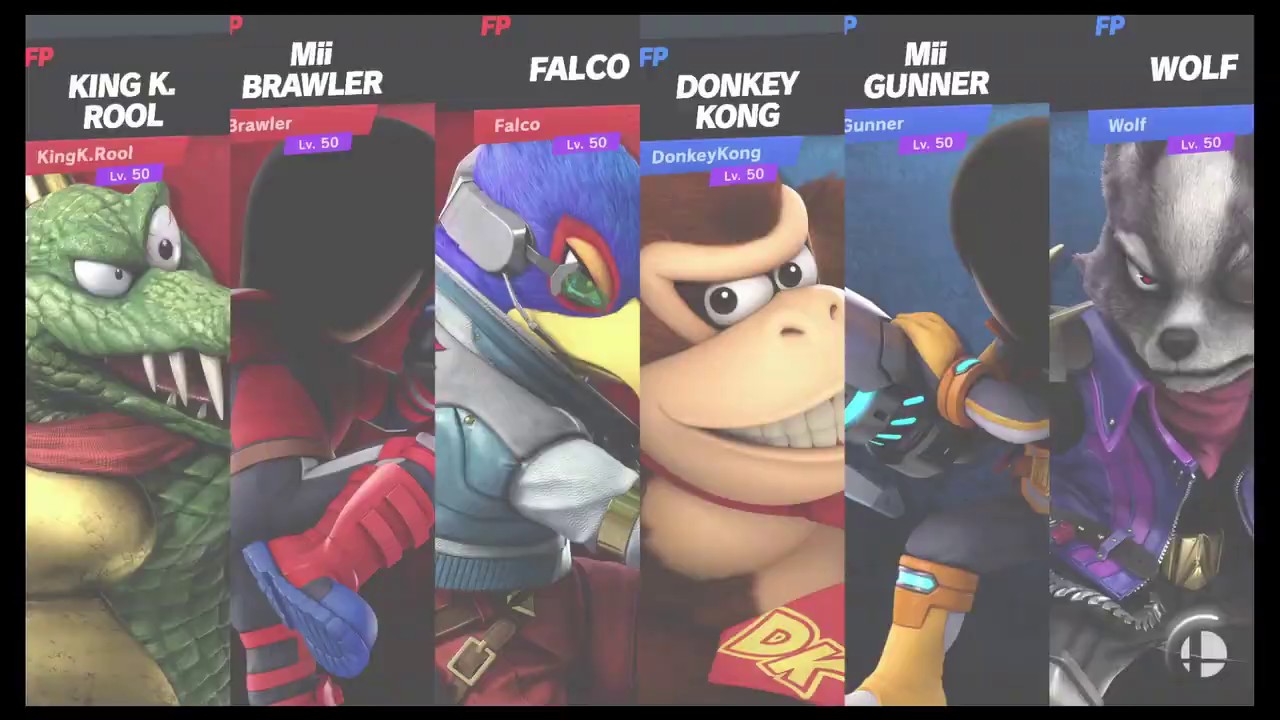 Super Smash Bros Ultimate Amiibo Fights   Request #10608 DK, Mii, & Star Fox Team ups