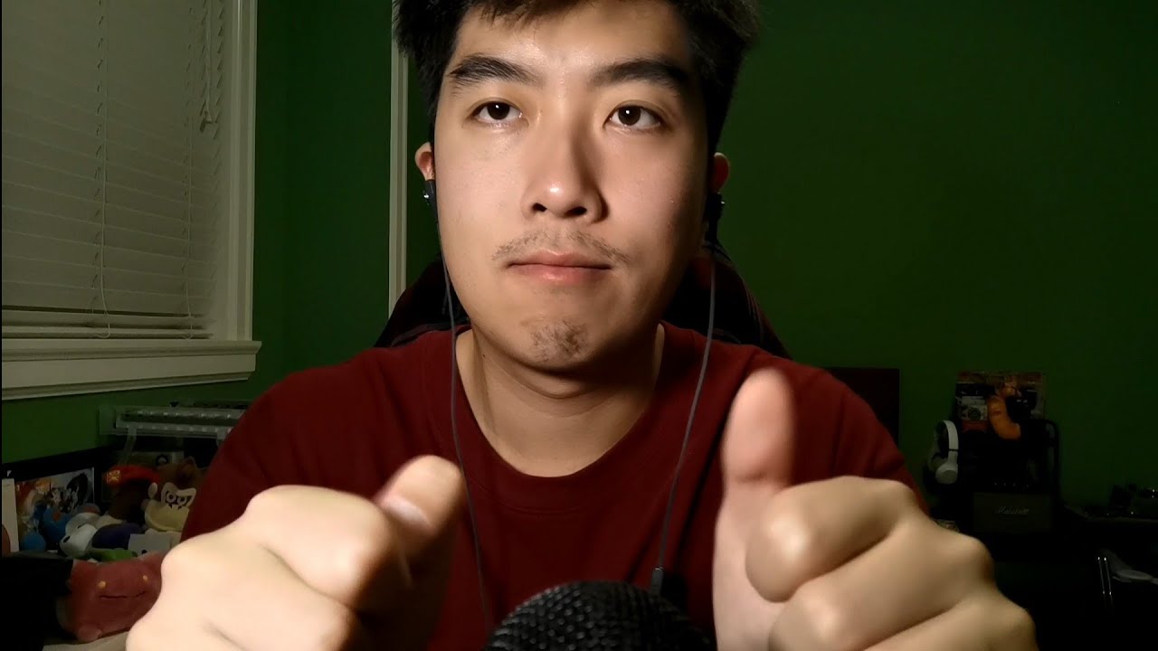 ASMR - HAND SOUNDS with a touch of whispering and rambling
