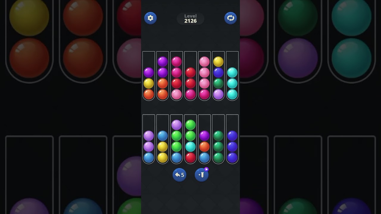 BallSort levels #2125 - #2127 🙏👍