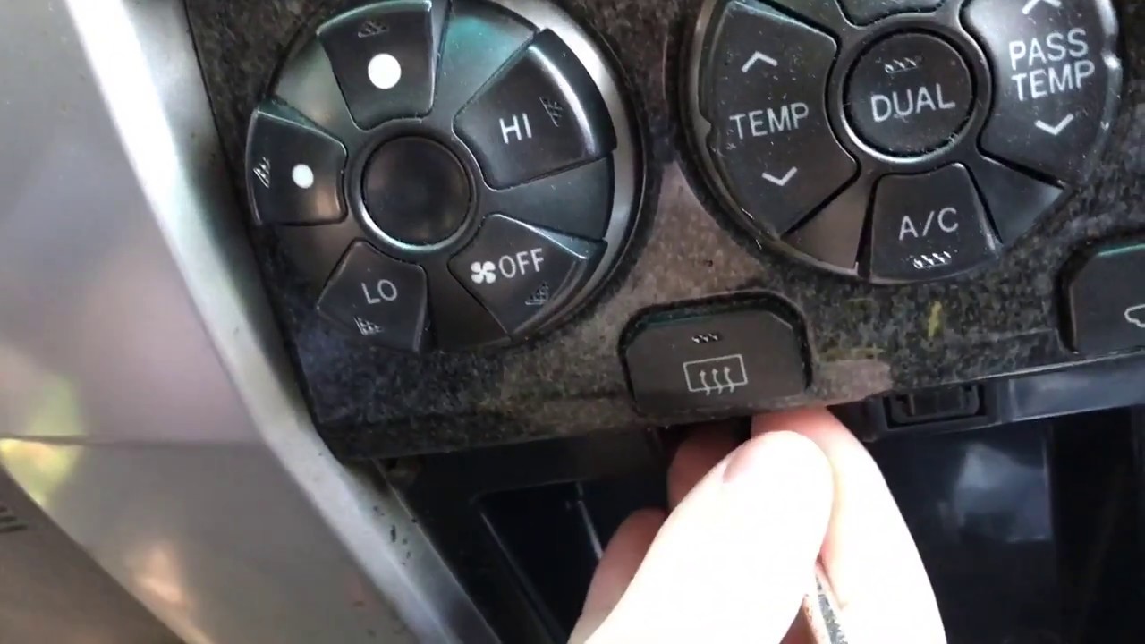 How To Change The Bulbs In The LCD Screen Or Temperature Control On A Toyota 4Runner 2003-2009