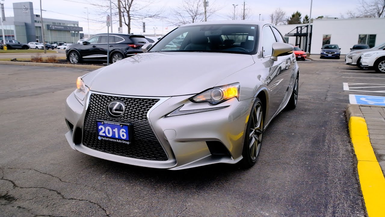 2016 Lexus IS 300 AWD F SPORT3 ONE OWNER - P36GA003