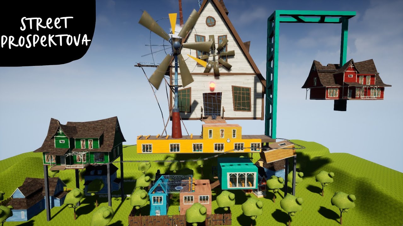 Street Prospektova (Speedrun 17:35) - Hello Neighbor mod kit