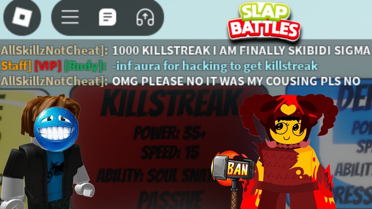 Hackers Get Surprised With [Staff] Chat Tag #4 | Slap Battles Roblox