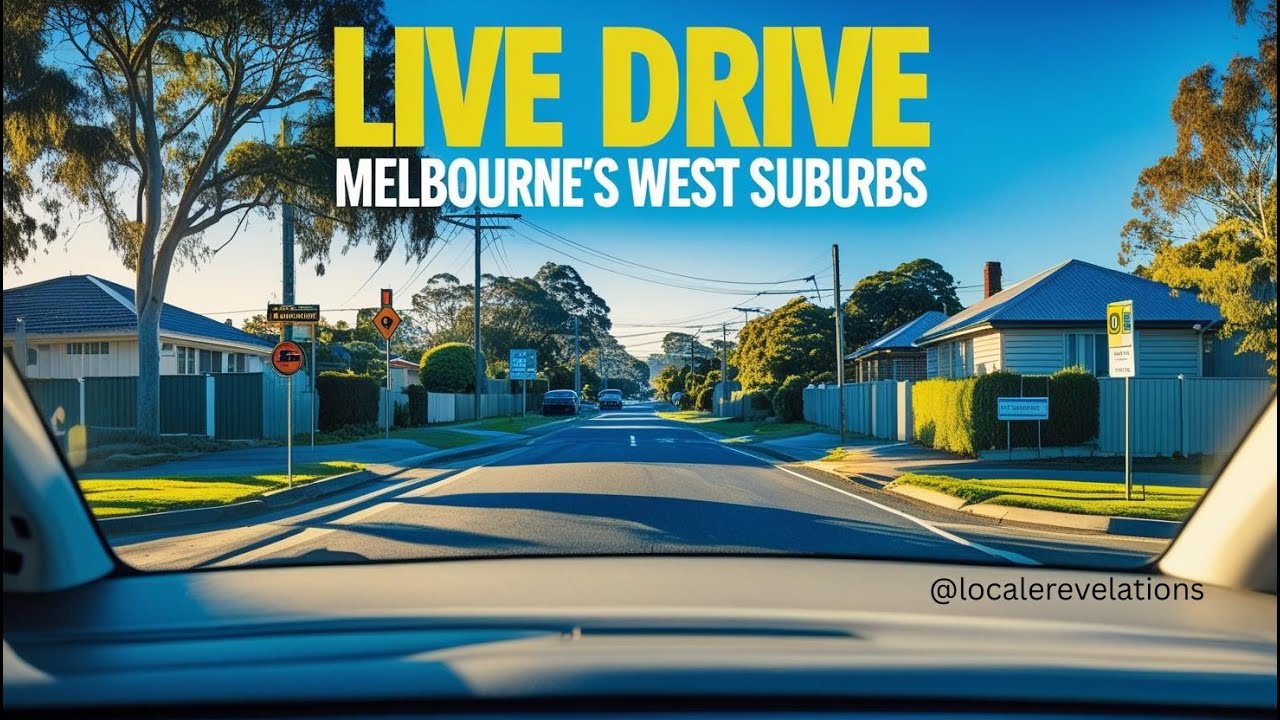 Live Drive Through Melbourne's West Suburbs #MelbourneDrive,