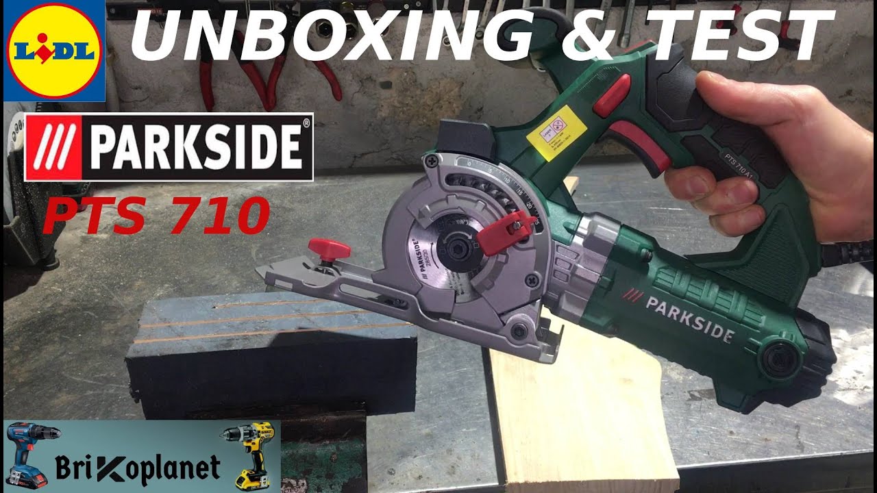 ЦИРКУЛЯРНАЯ ПОГРУЖНАЯ ПИЛА PARKSIDE PTS 710