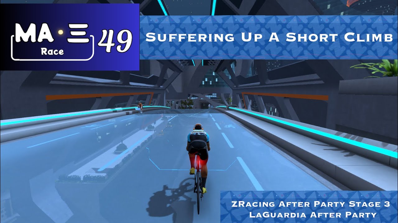 Suffering For The Podium // Zwift Race // ZRacing After Party Stage 3 on LaGuardia After Party