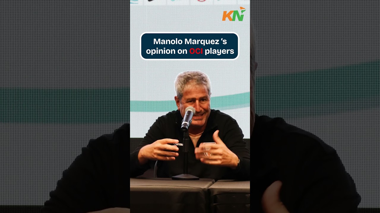 MANOLO MARQUEZ SHARES OPINION ON OCI PLAYERS #indianfootball