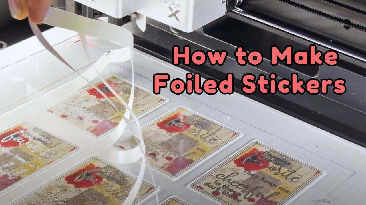 How to Hot Foil Stickers on M1 Ultra