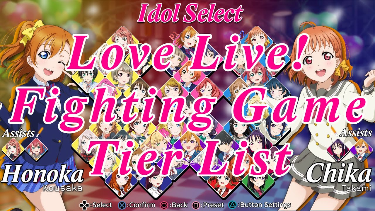 NEW LOVE LIVE! FIGHTING GAME TIER LIST