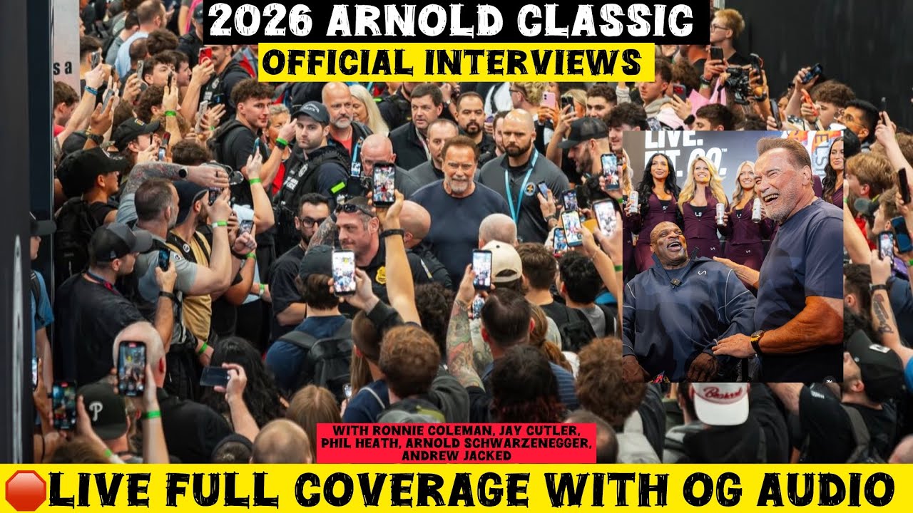 Ronnie Coleman, Jay Cutler & Phil Heath: 2026 Arnold Classic CHAMPIONS Interview